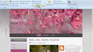 Artisteer Tutorial  Blogger Demo [upl. by Rocky]