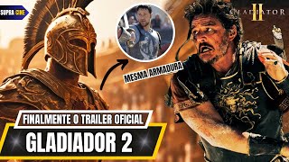 GLADIADOR 2  TRAILER OFICIAL DUBLADO  FINALMENTE [upl. by Nollat]