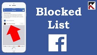 How To View All The People You Have Blocked Facebook App [upl. by Bennett264]