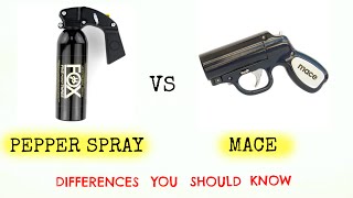 Pepper Spray vs Mace  Important Differences [upl. by Inigo]