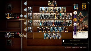 The Witcher 3 Gwent  High Score Skellige  645 points match  627 points round [upl. by Alver]