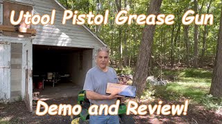 Utool Pistol Grease Gun Demo and Review [upl. by Assiren]