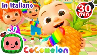 Impara i color con il ghiacciolo di color arcobaleno  CoComelon Italiano  Canzoni per Bambini [upl. by Yelyah919]