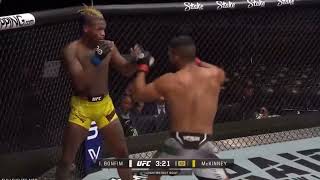 Ismael Bonfim with the dream debut🔥KO Terrance McKinney ufc287 [upl. by Hairas65]