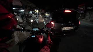 DOMINAR 400  NIGHT RIDING IN SPORTS BIKE  MOTOVLOGGING  DJI ACTION 4  4K VEDIO  BIKE RACING [upl. by Moshell]