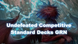 MTG Standard  Meta Coverage  Undefeated Decks in Guilds of Ravnica Competitive Leagues [upl. by Westmoreland384]