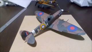 Maly Modelarz quotSpitfire MK VBquot  paper model [upl. by Mulderig]