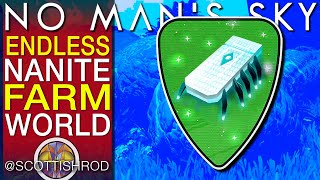 Endless Nanite Farm World Easily Nanites  Curious Deposit  No Mans Sky Update  NMS Scottish Rod [upl. by Anchie368]