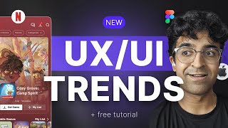 New UXUI Design Trends by Apple Netflix amp More  Figma Tutorial [upl. by Miranda]