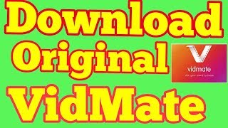 Latest VidMate HD Video Downloader Official App 2017 [upl. by Caty]