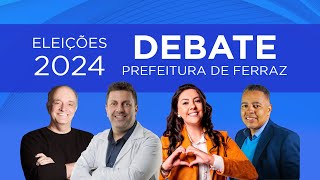 Debate prefeitura de Ferraz de Vasconcelos  Eleições 2024 [upl. by Ydde]