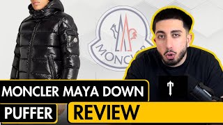 I Saved £300 on Moncler in Rome  Moncler Maya Down Puffer Jacket Review [upl. by Maia]