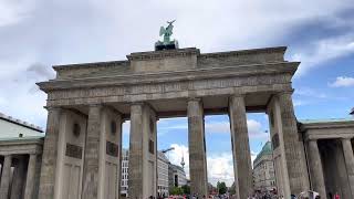 Brandenburg Gate Video 1 and Funny Story about my Uber Ride [upl. by Htebharas696]