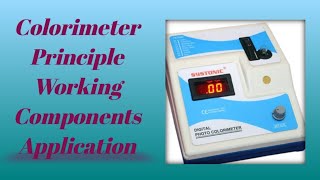 Colorimeter  Its Principle Working Components Applications [upl. by Borrell798]