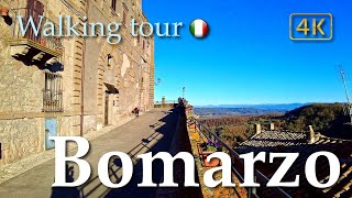 Bomarzo Lazio Italy【Walking Tour】History in Subtitles  4K [upl. by Ynnoj754]