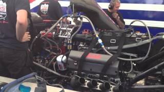 Top Fuel Dragster Engine Start Nitrolympx Hockenheim [upl. by Latreese]