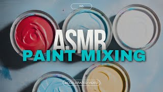 Mixing paint  Crafting shades ASMR [upl. by Nnawaj]