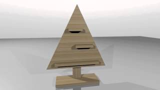 Steigerhouten Kerstboom Maken [upl. by Sinne105]