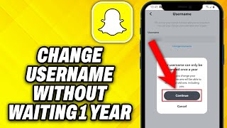 How To Change Snapchat Username Without Waiting 1 Year 2024 [upl. by Trev13]