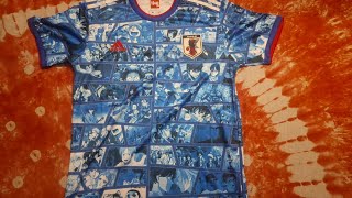 Japan Manga jersey by fanaacs Under999😱japanfootball football footballjersey jersey [upl. by Brendin]