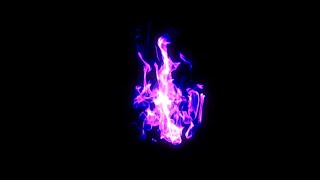 Green Screen and Black Screen Purple Fire video effects [upl. by Eibocaj]