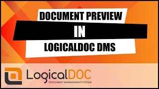 Document Preview in LogicalDOC DMS [upl. by Hairaza]