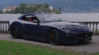 Maserati GranCabrio Trofeo 2024 in crazy dark Blue colour [upl. by Ynamad]