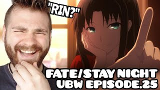 THE GOOD ENDING  FATESTAY NIGHT  UNLIMITED BLADE WORKS  EPISODE 25  NEW ANIME FAN REACTION [upl. by Leahci781]