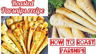 roast parsnips recipe [upl. by Nagy]