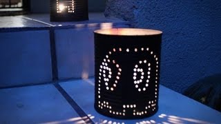 Minecraft Creeper  Pacman ghost Tin Lanterns  DIY Geeky Goodies [upl. by Janela]