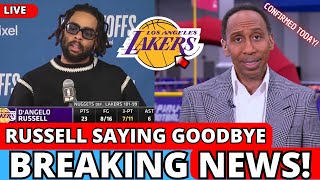 URGENT JUST OUT D ANGELLO RUSSEL LEAVING THE LAKERS SHAKE THE NBA LAKERS NEWS [upl. by Airamana805]