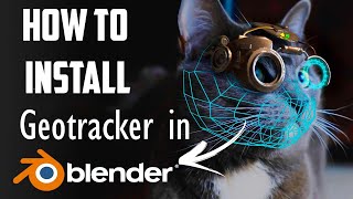 How to Install Geotracker in Blender [upl. by Leunammi]