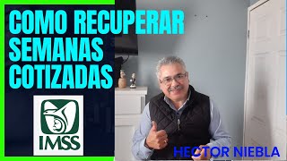 COMO SUMAR  SEMANAS COTIZADAS IMSS [upl. by Crotty]