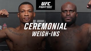 UFC São Paulo Ceremonial WeighIn [upl. by Leiso]