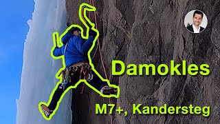 Mixed Climbing in Kandersteg Damokles [upl. by Renato790]