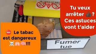 Ces astuces vont taider à arrêter de fumer 🚬  Étapes du sevragetabagique  dangers du tabacs☠️ [upl. by Lynus]