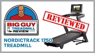 NordicTrack Commercial 1750 Treadmill Review  2024 Model  Big Guy Treadmill Review [upl. by Therine]