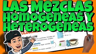 ⚗ MEZCLAS HOMOGÉNEAS y HETEROGÉNEAS  Química [upl. by Greiner]