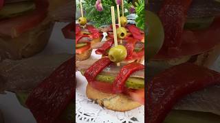 Pinchos de Sardinas Ahumadas 😋 Impresionante 😋👍 shorts recipe [upl. by Ahsirak]