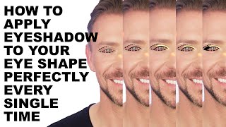 HOW TO APPLY EYESHADOW TO YOUR EYE SHAPE  BEGINNER  ADVANCED [upl. by Cerf848]