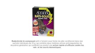 Appât rodenticide en pâte Acto Muskil 300g [upl. by Odraude797]