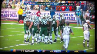 Mark Sanchez Flinches HD [upl. by Tnarg]