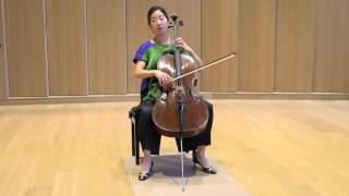 Christine Lee  Piatti Caprice No3 Nonstop octaves [upl. by Keyek]