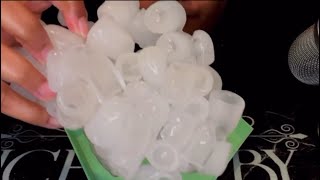 HIGHLIGHTED BY MRIDULA  IGLOO ICE CHUNKS  BIG BITES  asmr asmrice ice [upl. by Clarhe]