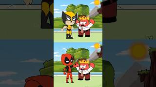 Deadpool and Wolverine Who is kinder shorts trending animation [upl. by Tabber]