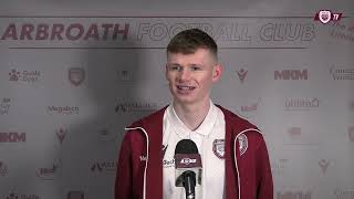 Arbroath 1  1 Inverness Caledonian Thistle  Adam Mackinnon  Post Match Interview [upl. by Goar]