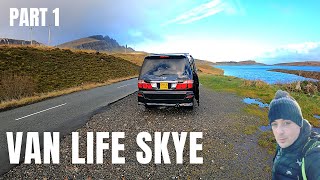 VAN LIFE  SCOTLAND  SKYE  A Solo Road Trip Into The Scottish Highlands Part 1 [upl. by Asta]