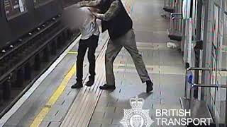 Man pushed onto tracks at Stockwell station appeal  London Underground [upl. by Dranyer601]