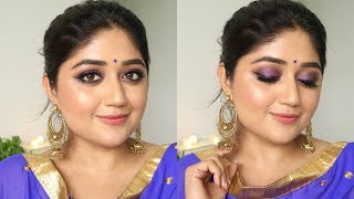 NavratriDurga Puja 2017 Makeup Tutorial  corallista [upl. by Eiramacissej]