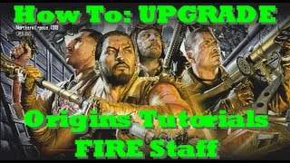 How To UPGRADE The FIRE STAFF Black ops 2 ORIGINS Tutorials Call of Duty APOCALYPSE Gameplay EASY [upl. by Euqinimod]